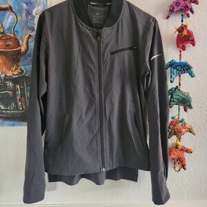 Nike Dark Grey Full Zip Dri-Fit Jacket